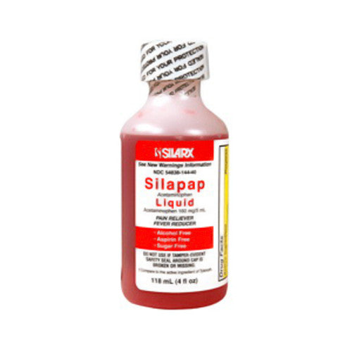 Silapap Elixir Child Acetaminophen 160 Mg Liquid, Unboxed - 4 Oz